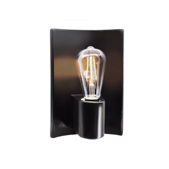 Ambiance One Light Wall Sconce in White Crackle (102|CER-7061-CRK-BRSS)