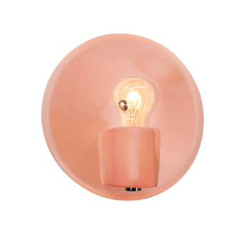 Ambiance One Light Wall Sconce in Vanilla (Gloss) (102|CER-7051-VAN-NCKL)