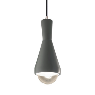 Radiance One Light Pendant in Pewter Green (102|CER-6520-PWGN-NCKL-BKCD)