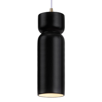 Radiance One Light Pendant in Carbon - Matte Black (102|CER-6510-CRB-ABRS-WTCD)