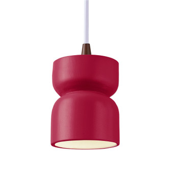 Radiance One Light Pendant in Cerise (102|CER-6500-CRSE-DBRZ-WTCD)