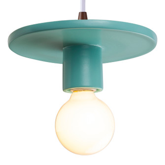 Radiance One Light Pendant in Reflecting Pool (102|CER-6320-RFPL-DBRZ-WTCD)