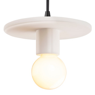 Radiance One Light Pendant in Matte White (102|CER-6320-MAT-MBLK-BKCD)