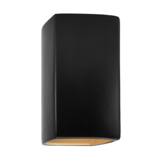Ambiance LED Wall Sconce in Carbon Matte Black with Champagne Gold internal (102|CER-5915W-CBGD)