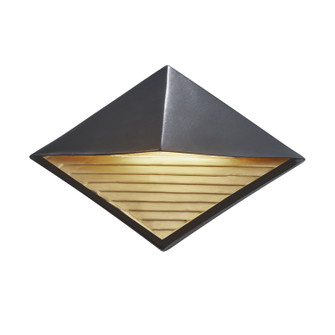 Ambiance LED Wall Sconce in Carbon Matte Black w/Champagne Gold (102|CER-5600W-CBGD)