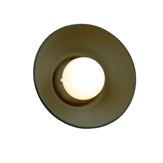 Ambiance Collection Wall Sconce in Gloss Black with Matte White internal finish (102|CER-3030-BKMT)