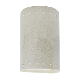 Ambiance LED Lantern in White Crackle (102|CER-0990-CRK-LED1-1000)