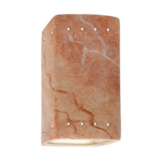 Ambiance LED Lantern in Agate Marble (102|CER-0925W-STOA-LED1-1000)