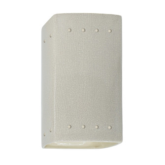 Ambiance Lantern in White Crackle (102|CER-0925W-CRK)