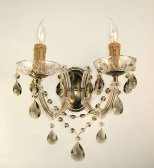 Rialto Traditional Two Light Wall Sconce in Renovation Brass (92|8342 RNB CGT)