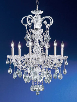 Prague Six Light Chandelier in Chrome (92|8286 CH C)