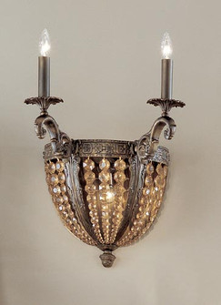 Merlot Two Light Wall Sconce in Aged Bronze (92|5762 AGB AI)