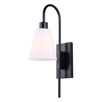 Wyler One Light Wall Sconce in Matte Black (387|IVL1132A01BK)