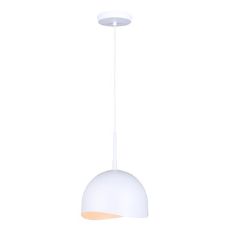 Henlee One Light Pendant in Matte White (387|IPL1122A01WH)