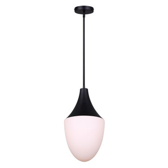 Evlin One Light Pendant in Matte Black (387|IPL1121A01BK)