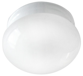 One Light Flushmount in White (387|IFM137WH)