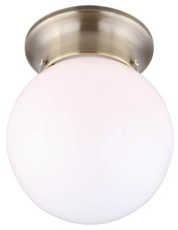 One Light Ceiling Mount in Antique Brass (387|ICL9AB)