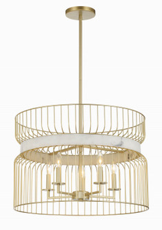 Park Slope by Robin Baron Five Light Pendant in Nouveau Gold (7|3395-754)