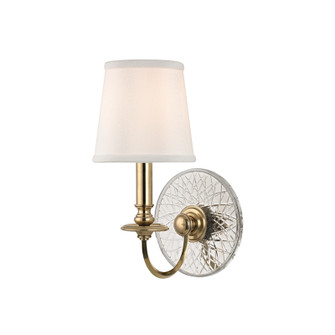 Yates One Light Wall Sconce in Aged Brass (70|1881-AGB)