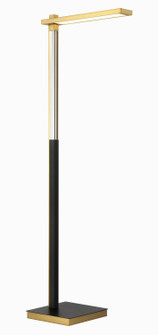 Sauvity LED Floor Lamp in Coal And Soft Brass (42|P1927-726-L)