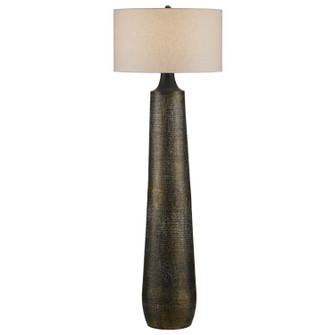 Brigadier One Light Floor Lamp in Antique Brass/Black/Whitewash (142|8000-0136)