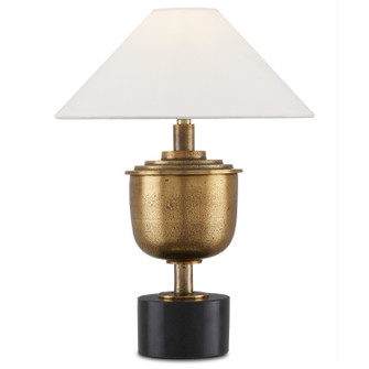 One Light Table Lamp in Antique Brass/Black (142|6000-0877)