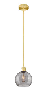 Edison One Light Mini Pendant in Satin Gold (405|616-1S-SG-G1213-8SM)