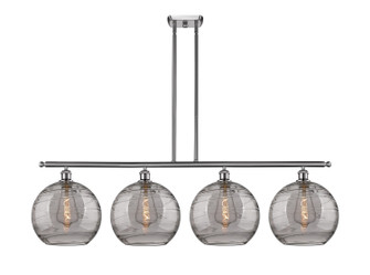 Ballston Four Light Island Pendant in Brushed Satin Nickel (405|516-4I-SN-G1213-12SM)