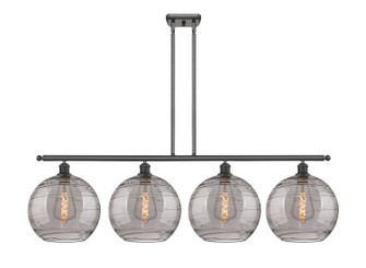Ballston Four Light Island Pendant in Oil Rubbed Bronze (405|516-4I-OB-G1213-12SM)