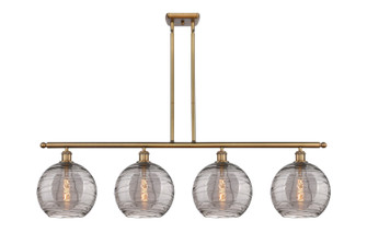 Ballston Four Light Island Pendant in Brushed Brass (405|516-4I-BB-G1213-10SM)