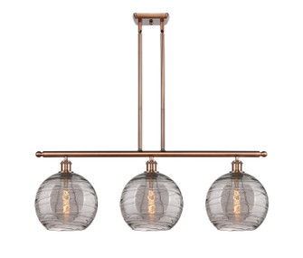 Ballston Three Light Island Pendant in Antique Copper (405|516-3I-AC-G1213-10SM)