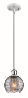 Ballston One Light Mini Pendant in White Polished Chrome (405|516-1S-WPC-G1213-6SM)