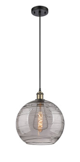 Ballston One Light Mini Pendant in Black Antique Brass (405|516-1P-BAB-G1213-12SM)