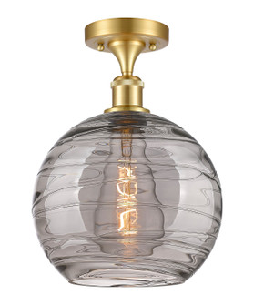 Ballston One Light Semi-Flush Mount in Satin Gold (405|516-1C-SG-G1213-10SM)