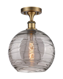 Ballston One Light Semi-Flush Mount in Brushed Brass (405|516-1C-BB-G1213-10SM)