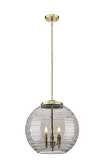 Ballston Three Light Pendant in Antique Brass (405|221-3S-AB-G1213-16SM)