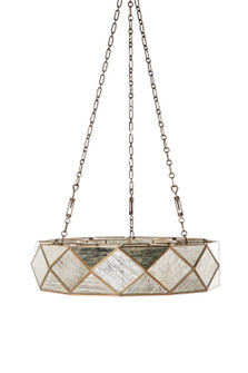 Maybelle Chandelier in Antique Brushed Brass/Silver Mercury Glass (550|SCH-175025)