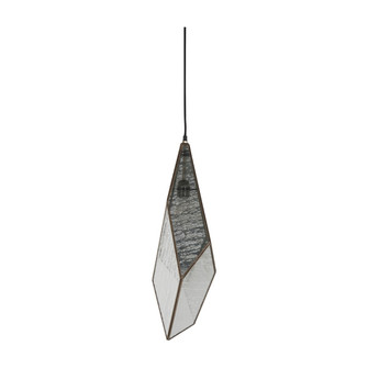 Mara One Light Pendant in Antique Brushed Brass|Silver Mercury Glass (550|SCH-170355) Mara One Light Pendant in Antique Brushed Brass|Silver Mercury Glass (550|SCH-170355)