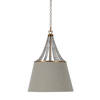 Sonny Pendant in Antique Gold/Whitewashed Wood (550|SCH-166015)