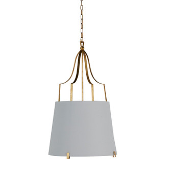 Arbella Pendant in Vintage Gold/White Linen (550|SCH-166000)