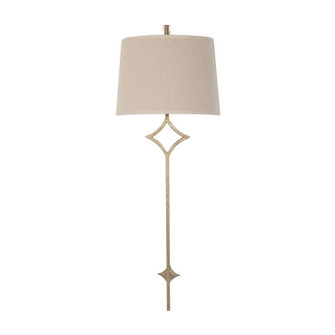 Theresa One Light Wall Sconce in Champagne Silver|Cream Linen (550|SCH-156095) Theresa One Light Wall Sconce in Champagne Silver|Cream Linen (550|SCH-156095)