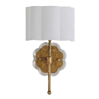 Shirley One Light Wall Sconce in Antique Gold (550|SCH-151455) Shirley One Light Wall Sconce in Antique Gold (550|SCH-151455)