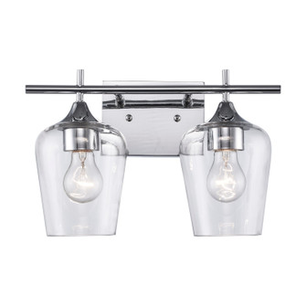 Kieran Two Light Vanity in Polished Chrome (110|71832 PC)