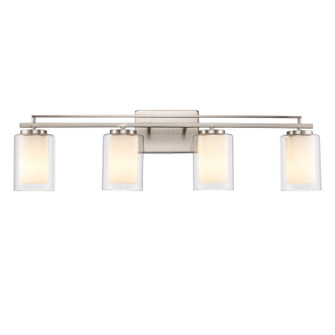 Lisbon Four Light Vanity in Brushed Nickel (110|22484 BN)