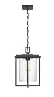 Adair One Light Outdoor Hanging Lantern in Powder Coated Black (59|42625-PBK)