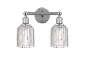 Edison Two Light Bath Vanity in Polished Chrome (405|616-2W-PC-G559-5CL)