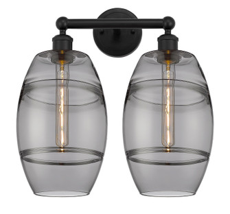 Edison LED Bath Vanity in Matte Black (405|616-2W-BK-G557-8SM)