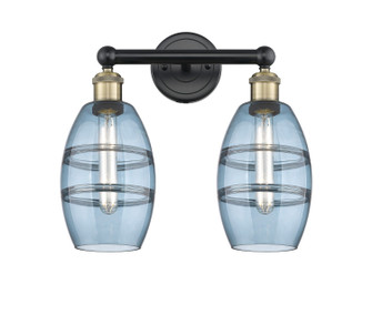 Edison LED Bath Vanity in Black Antique Brass (405|616-2W-BAB-G557-6BL)
