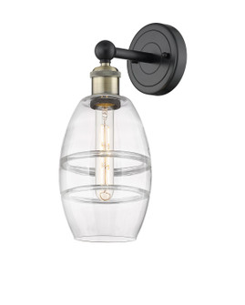 Edison One Light Wall Sconce in Black Antique Brass (405|616-1W-BAB-G557-6CL)