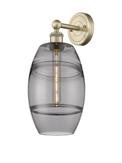 Downtown Urban One Light Wall Sconce in Antique Brass (405|616-1W-AB-G557-8SM)